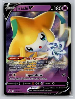 Jirachi V - 299 SWSH299 Holo Promo Sword & Shield Promo Pokemon Near Mint - Image 1