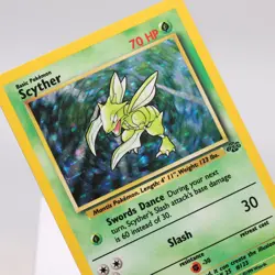 Pokemon TCG - Scyther 10/64 Jungle Holo Rare WOTC - EXC/NM - Image 1