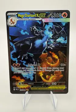 Mega Charizard X ex 125/094 SAR Mega Evolution Secret Rare Pokemon NM - Image 1