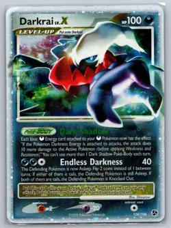 DARKRAI LV.X 104/106 HOLO LV.X RARE GREAT ENCOUNTERS POKEMON MP - Image 1