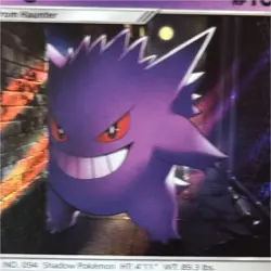 Pokemon Gengar Holo Rare Sm-Crimson Invasion 38/111 HP 130 Stage 2 Fade to Black - Image 1