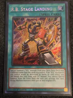 Near Mint Yugioh R.B. Stage Landing DUAD-EN096 Secret Rare 1st Edition - Image 1