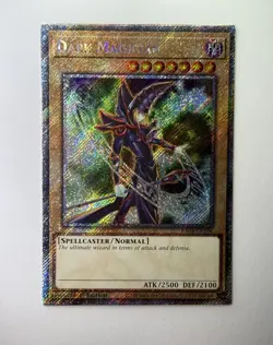 Dark Magician (6th Art) Yugioh RA04-EN106 Platinum Secret Rare Gem Mint - Image 1