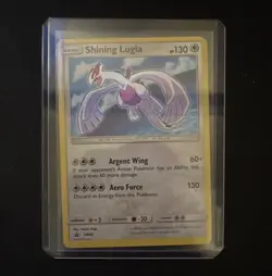 Pokemon Shining Lugia SM82 SM Promo Basic Holo Card English 130 HP - Image 1