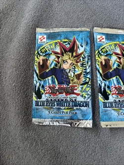 Konami Yugioh Card Game Legend of­ Blue Eyes White Dragon- 2 Booster Packs New - Image 3