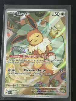 Pokemon TCG Eevee 173 Black Star Promo Prismatic ETB Card - Image 2