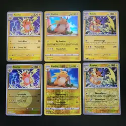 Pokemon Raichu x12 Card Lot Bundle - Image 1