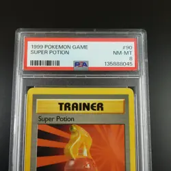 PSA 8 Super Potion 90/102 Pokemon Base Set 1999 Non Holo Card - Image 2