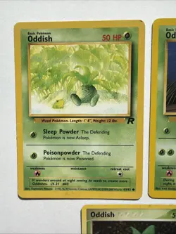 Oddish 68/101 HP Oddish 58/64 LP Oddish 63/82 HP Bundle Set Of 3 Cards Pokemon - Image 3