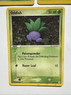 Oddish 68/101 HP Oddish 58/64 LP Oddish 63/82 HP Bundle Set Of 3 Cards Pokemon - Image 5