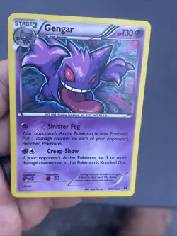 Pokemon Gengar Holo Rare TCG Card XY Breakthrough 60/162 Mid Era 2015 - Image 3