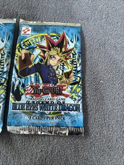 Konami Yugioh Card Game Legend of­ Blue Eyes White Dragon- 2 Booster Packs New - Image 2