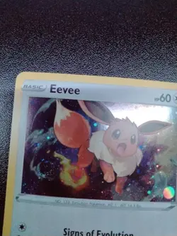Eevee SWSH042 SWSH: Sword & Shield Promo Cards Holo NM Swirl - Image 2