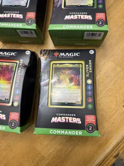 COMMANDER MASTERS DECK Set of 4 decks Eldrazi Unbound Sliver Swarm MTG - Image 1