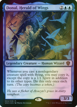 MTG Donal, Herald of Wings Foil ** Crimson Vow Commander ** English (NM) - Image 1