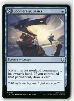 Boomerang Basics 46 Uncommon Avatar: The Last Airbender Magic: The Gathering NM - Image 1