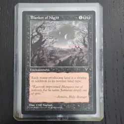 Blanket of Night [Visions] MTG English Regular NM *Actual Pictures - Image 1