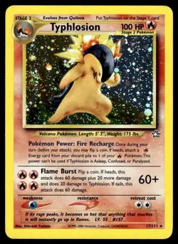 2000 Neo Genesis - Typhlosion - 017/111 Holo Rare #017/111 - Image 1