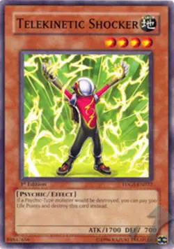 Yugioh! Telekinetic Shocker - TDGS-EN022 - Common - Unlimited Edition Near Mint - Image 1