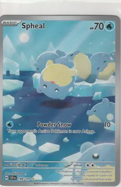 Pokemon TCG Spheal - 199/191 - SV08: Surging Sparks (SSP) Near Mint NM - Image 1