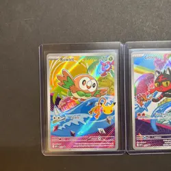 Pokemon First Partner Illustration Collection Series 1 Alolan Starters Promo Set - Image 2