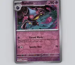Banette 060/159 Reverse Holo UC Journey Together NM Pokemon - Image 1