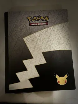Ultra PRO Pokemon TCG 25th Anniversary Pikachu 9-Pocket Side Load Album 360 - Image 1