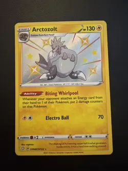 POKEMON TCG ARCTOZOLT SV046/SV122 SWSH SHINING FATES SHINEY RARE!! - Image 1