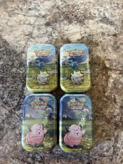 4x Pokemon TCG Ascended Heroes Mini-Tin w/ 8 Packs NEW SEALED - Image 1