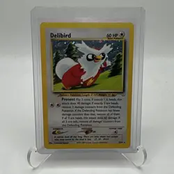 Vintage Pokemon TCG Delibird Neo Revelation 05/64 Holo Rare 60 HP - Image 1