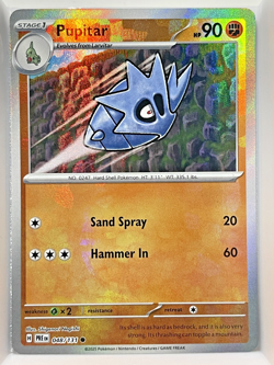 (T) Pupitar Master Ball Pattern 48/131 Prismatic Evolutions NM REVERSE HOLO - Image 2