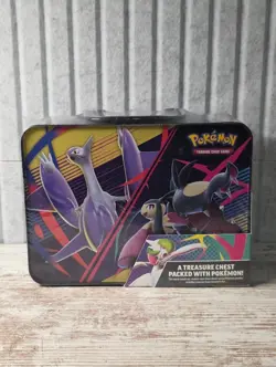 2025 POKEMON TCG COLLECTOR TREASURE CHEST LUNCH BOX TIN NEW/SEALED - Image 2
