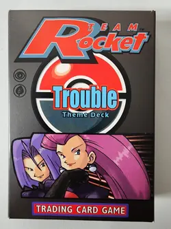 Pokemon Team Rocket TROUBLE Theme Deck Open Box Brand New Unplayed Vintage 2000 - Image 1