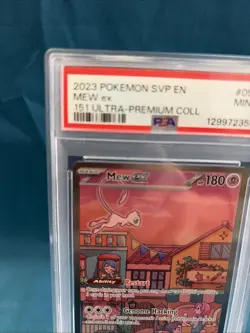2023 POKEMON SVP EN-SV BLACK STAR PROMO #053 MEW EX PSA 9 - Image 2