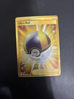 Ultra Ball 186/172 Secret Rare Brilliant Stars Pokemon - Image 1