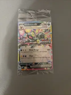 Pokemon Prismatic Evolutions Umbreon ex 60/131 Surprise Box Stamped Promo Sealed - Image 1
