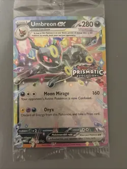 Pokemon Prismatic Evolutions Umbreon ex 60/131 Surprise Box Stamped Promo Sealed - Image 2