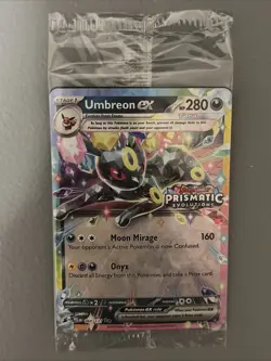 Pokemon Prismatic Evolutions Umbreon ex 60/131 Surprise Box Stamped Promo Sealed - Image 3