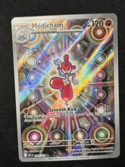 Medicham 241/217 Illustration Rare Ascended Heroes Pokemon TCG NM - Image 1