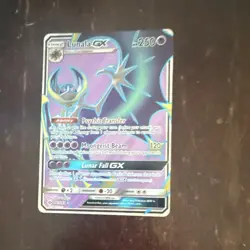 Pokemon TCG Lunala GX 141/149 SM Base Set Ultra Rare Full Art Holo 250 HP - Image 1