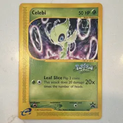 Pokemon TCG Celebi 50/53 Wotc Promo Holo Promo English 50 HP 2002 - Image 1
