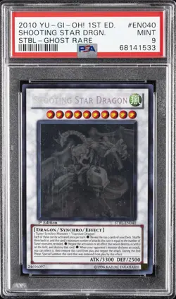 2010 YU-GI-OH! STBL-STARSTRIKE BLAST #EN040 SHOOTING STAR DRAGON PSA 9 - Image 1