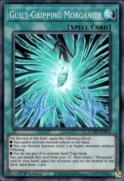 Guilt-Gripping Morganite - Super Rare 1st Edition DUAD-EN070 - NM - YuGiOh - Image 1