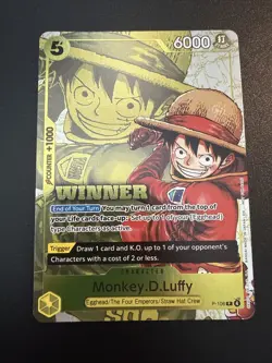 Monkey.D.Luffy P-106 Winner Pack 2026 Vol. 2 NM English One Piece TCG - Image 1