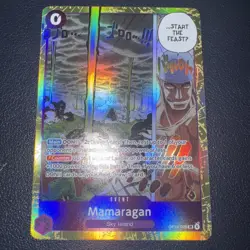 Mamaragan OP15-078 SR Event Card OP15 NM One Piece TCG - Image 1