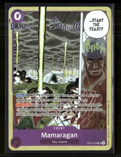 One Piece TCG Mamaragan Adventure on Kami's Island SR • OP15-078 Foil - Image 1