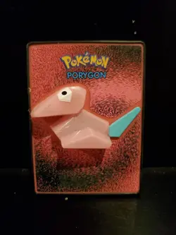 VINTAGE-Porygon-Burger King 3D Card From Pokemon: The Movie 2000-GLOWS IN DARK! - Image 1