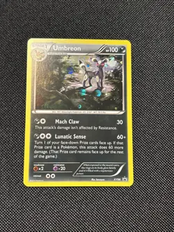 Pokemon TCG Umbreon XY96 Black Star Promo Holo Card Near Mint Condition - Image 1