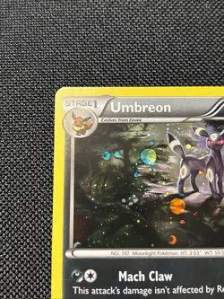 Pokemon TCG Umbreon XY96 Black Star Promo Holo Card Near Mint Condition - Image 5