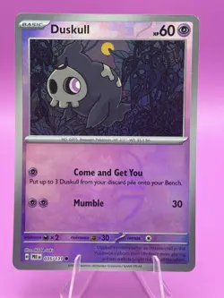 Pokemon Duskull 035/131 Sv: Prismatic Evolutions Master Ball Pattern Holo 60 HP - Image 1